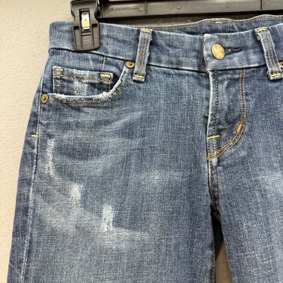 Citizens of Humanity Jeans Women's 26 (2) Blue Ricrac Low Waist Wide Leg Preppy - Picture 4 of 16